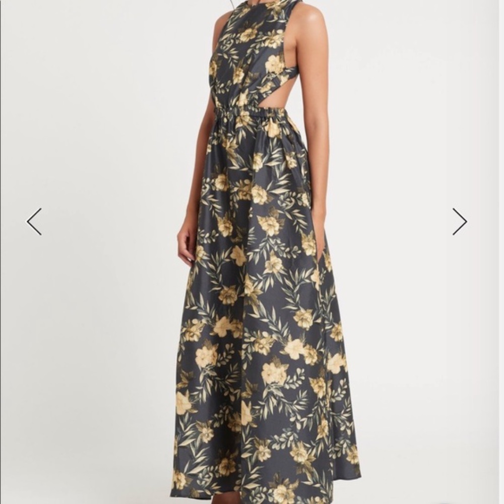 SIR The Label Floral Carmen Maxi Dress SZ 1 US 2-4